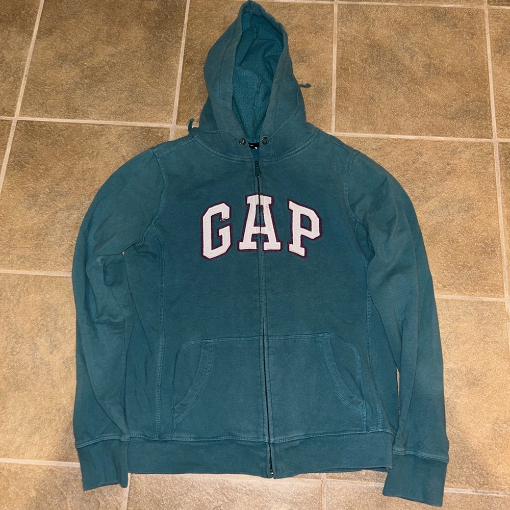 GAP Teal zip up
